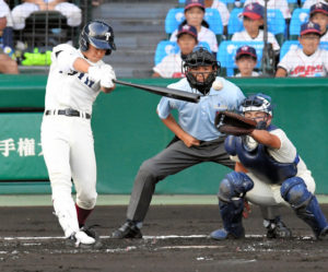 大阪桐蔭根尾選手のバッティング