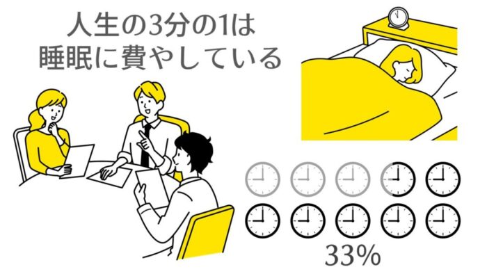 人生の3分の1は睡眠